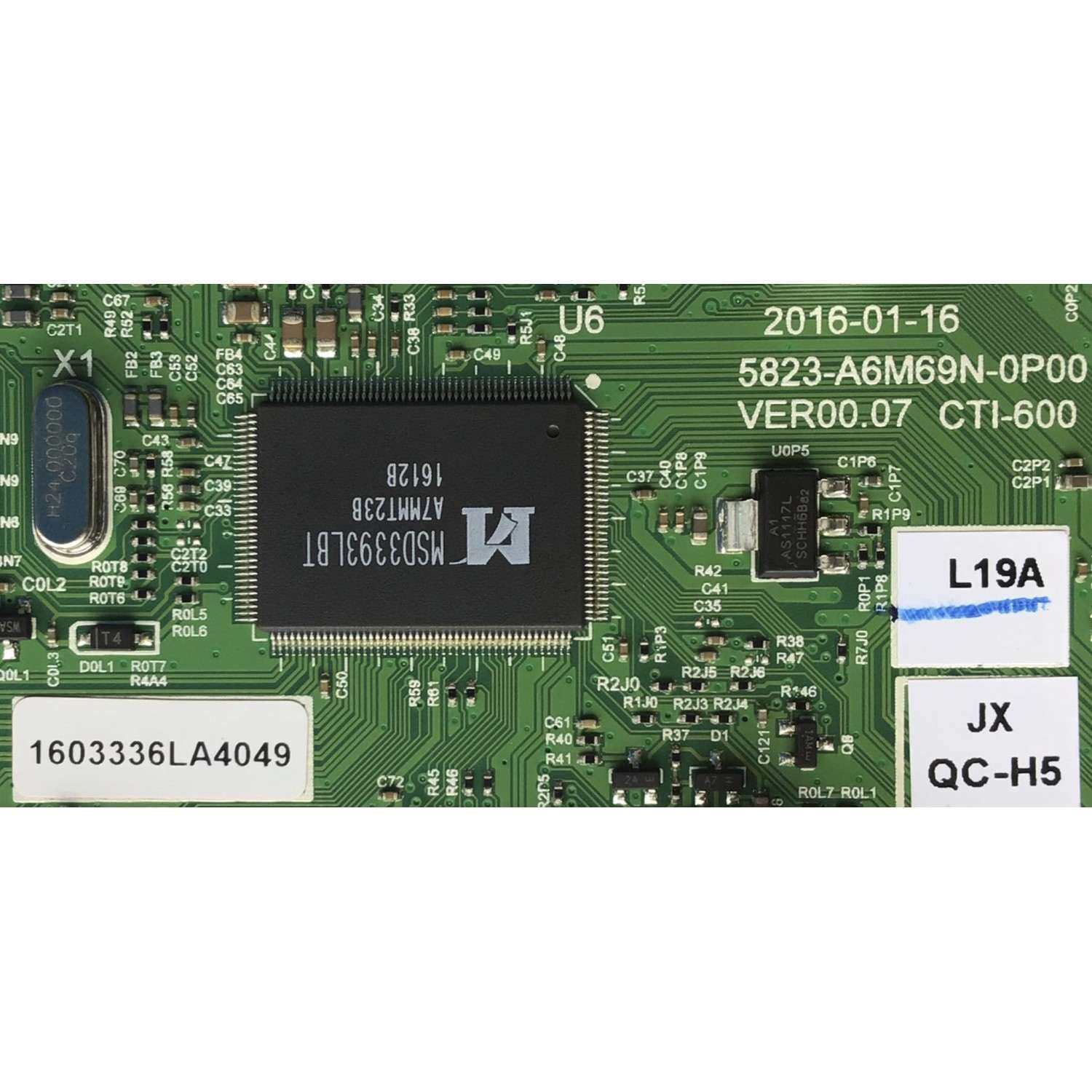 MAIN FUENTE ((COMBO)) PARA TV LG / NUMERO DE PARTE 5823-A6M69N-0P00 / 32E3100 / CTI-600 / E21887 / VER00.07 / 1603336 / 1603116 / PANEL GLD320HY (BD0-L01) REV.00 / DISPLAY'S HV320WHB-N56 / HV320WHB-N81 / MODELO 32LH500B - Imagen 2